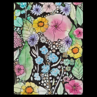 Pink Poppies  - AS Colour Womens Maple Tee Design